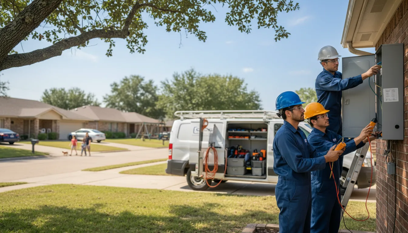 Certified electrician providing emergency electrical services in Max, NE